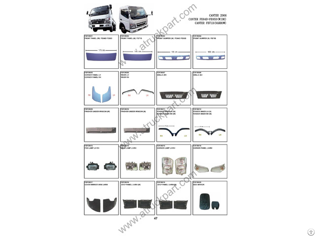 Fuso Canter 2006 Truck Spare Parts