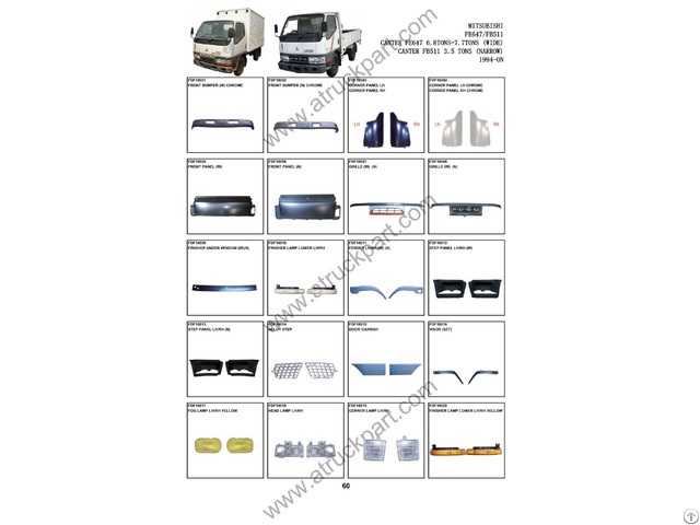 Fuso Fe647 Fb511 Truck Spare Parts