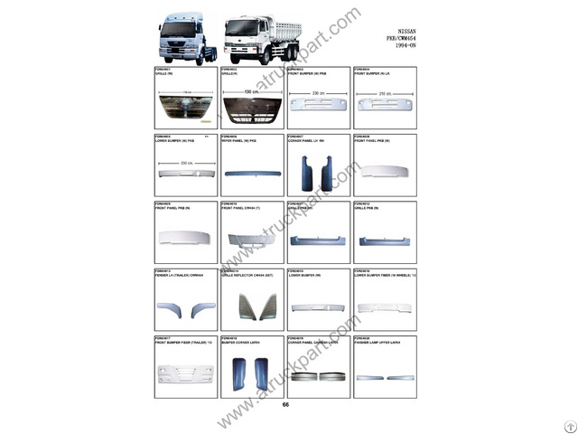 Nissan Ud Pkb Cwm454 Truck Spare Parts