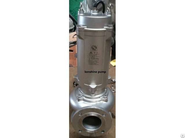 Stainless Steel 316 Submersible Sewage Pump