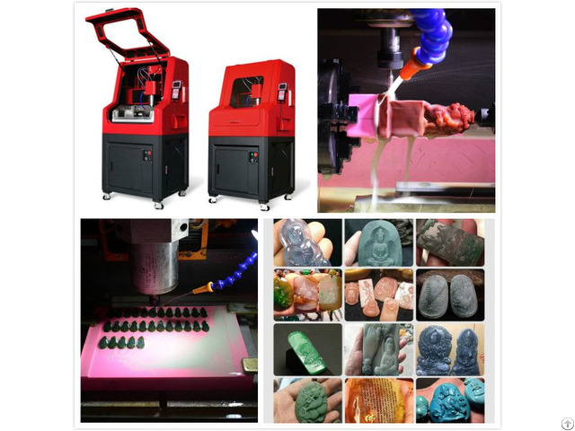 Cnc Engraving Machine For Jewelry Jade Glass Crystal