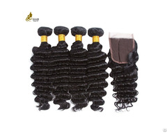 100 Percent Strength Human Hair Weave Bundles No Split With Machine Double Weft