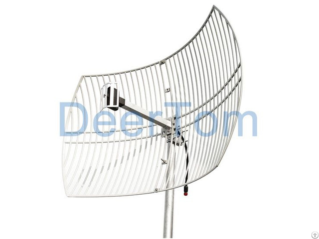 2700mhz Wimax 4g Lte Grid Parabolic Antenna 24dbi High Gain