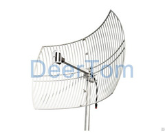 2700mhz Wimax 4g Lte Grid Parabolic Antenna 24dbi High Gain