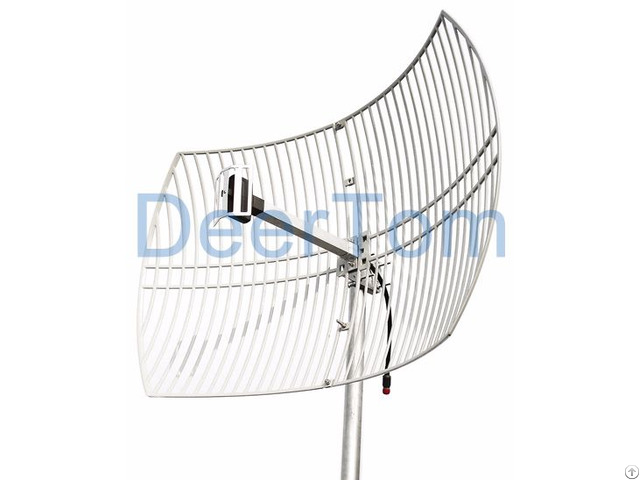 2400mhz 2 4ghz Wifi Wlan Outdoor Directional Grid Parabolic Antenna 24dbi High Gain Base Station