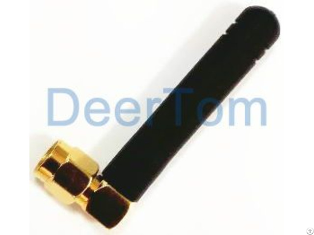 Terminal 433mhz Rubber Duck Antenna 2dbi Sma Right Angle Connector