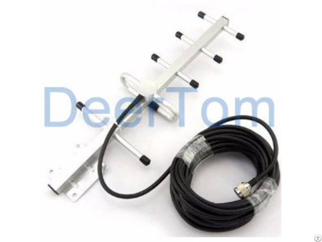 Cdma 433mhz 450 470mhz 450mhz Yagi Antenna 5 Elements 7 9dbi Outdoor Tnc Male Connector