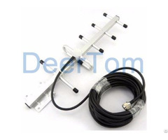 Cdma 433mhz 450 470mhz 450mhz Yagi Antenna 5 Elements 7 9dbi Outdoor Tnc Male Connector