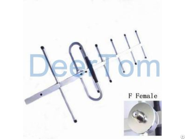 Digital Tv Yagi Antenna 470 670mhz Outdoor Dvb T 5 Elements F Female