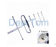 Digital Tv Yagi Antenna 470 670mhz Outdoor Dvb T 5 Elements F Female