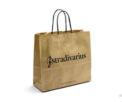 Custom Printed Retail Paper Color Shopping Carrier Bag