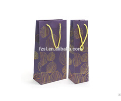 Paper Bag For Packing Wines Drinks Bottle