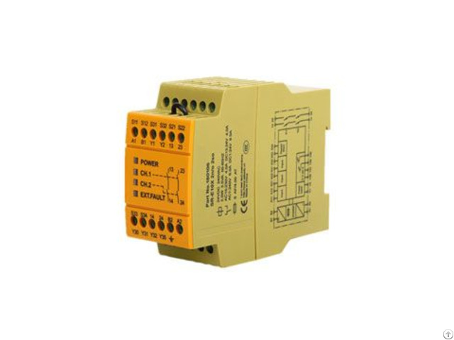 Safety Relay 24v Ac Dc 3no 1nc