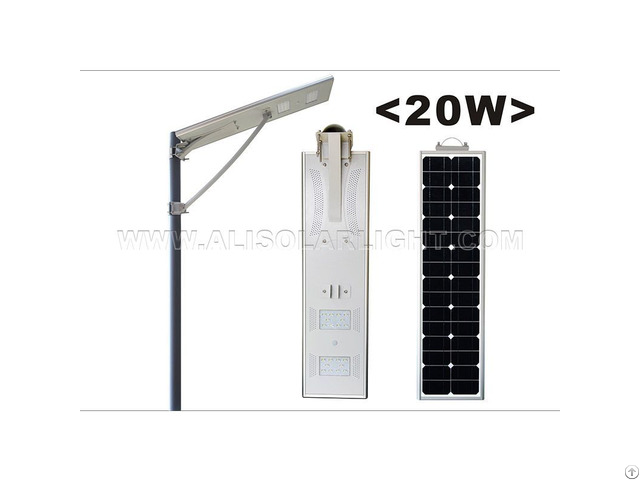 20w High Configuration Led Solar Street Light