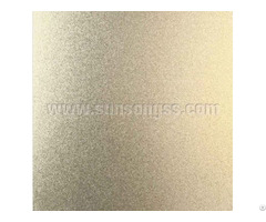 Bead Blasted Brass Stainless Steel Sheet