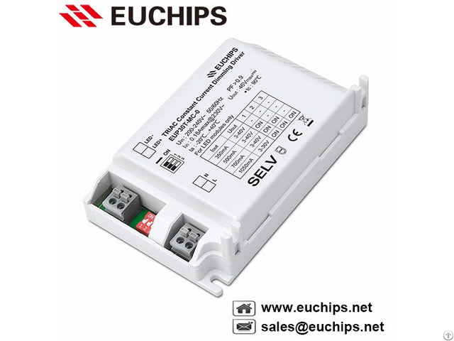 30w 350 500 700 1050ma 1 Channel Triac Constant Current Led Driver Eup30t Mc 0