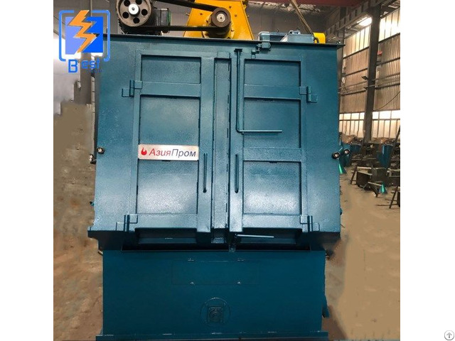 Track Shot Blast Clean Up Machine For Rust Removal