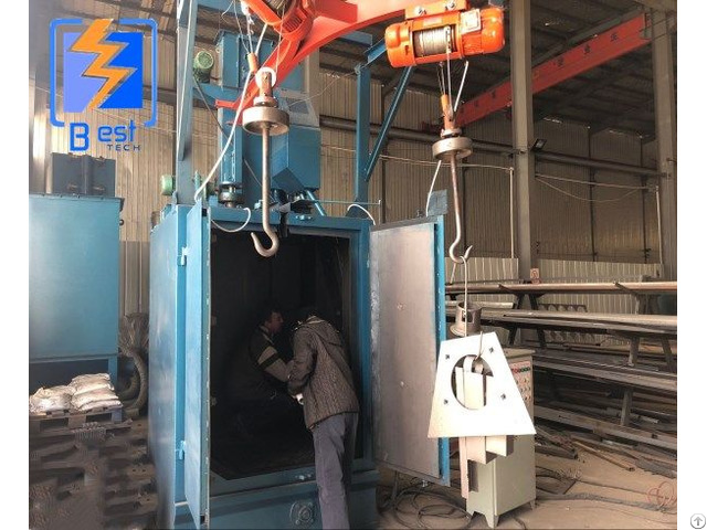 Airless Spinner Hanger Hook Type Shot Blasting Machine