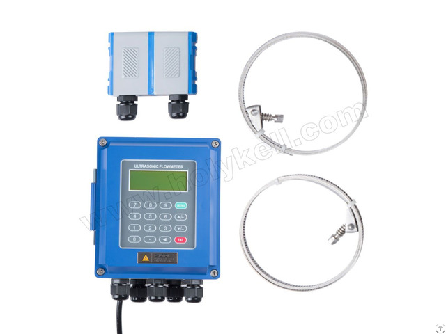 Holykell 15mm 6000mm China Portable Ultrasonic Water Flow Meter