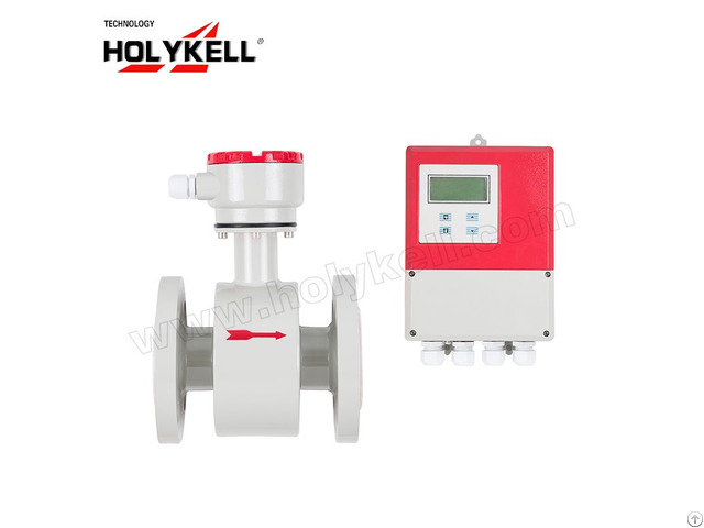 Holykell Oem 4800e Dn400 4 20ma Electromagnetic Water Flow Meter