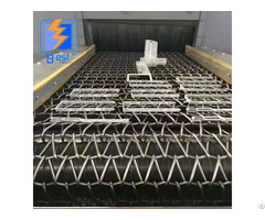 Continuous Wire Mesh Conveyor Belt Shot Blasting Machine