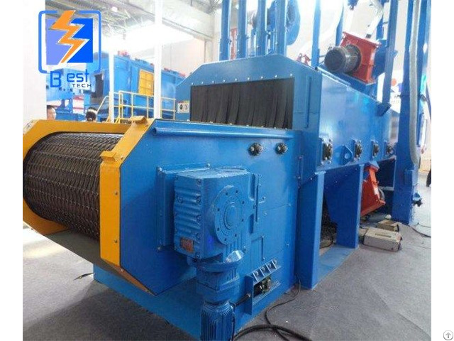 Multi Function Automatic Wire Mesh Belt Roller Conveyor Shot Blast Cleaning Machine