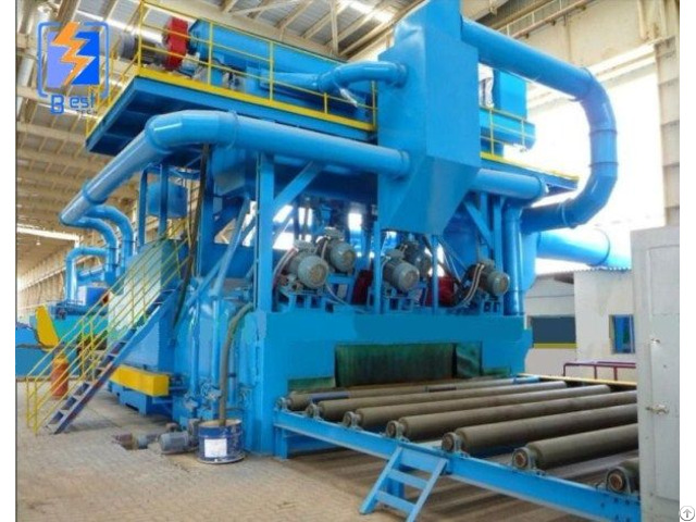 Conveyor Type Steel Structure Shot Blasting Machine