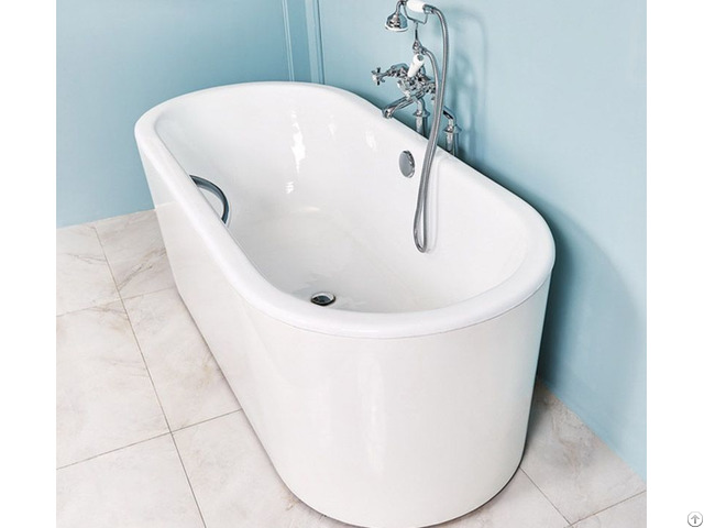 Double Ended Flat Edge Cast Iron Bathtub Yx 012