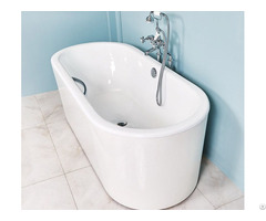 Double Ended Flat Edge Cast Iron Bathtub Yx 012