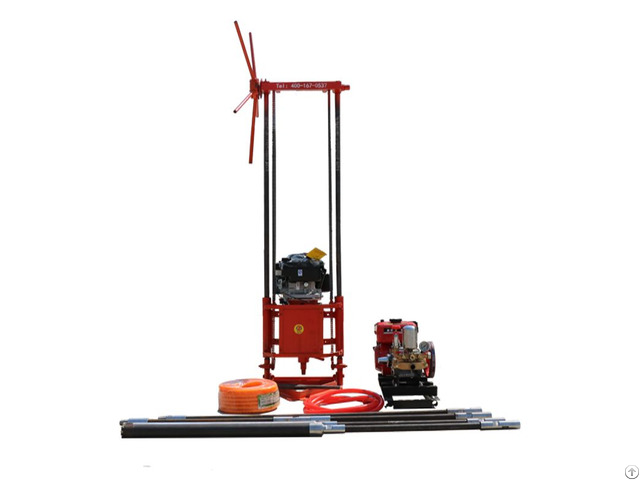 High Efficiency Portable Core Sampling Drilling Rig Qz 2c