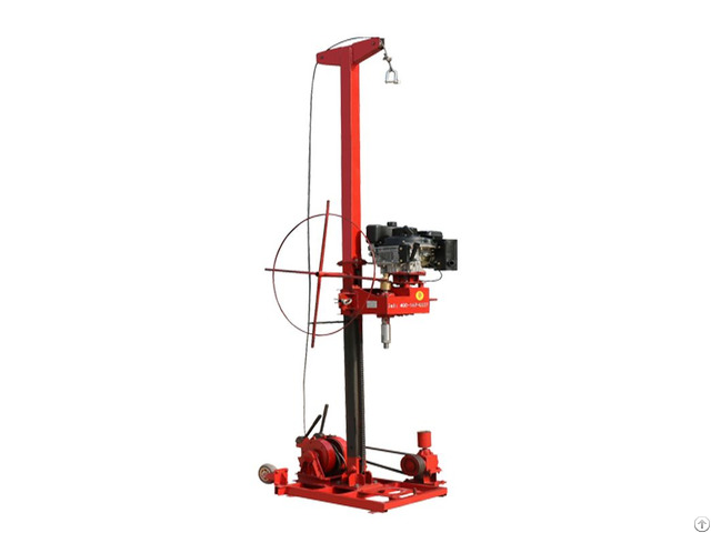 High Efficiency Down The Hole Drilling Rig Qz 3 Soil Investigation Machine