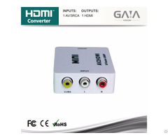 Hot Selling Av To Hdmi Converter Switcher Support 1080p 3d Hdtv Exchanger