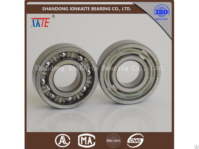 Nylon Retainer Conveyor Idler Bearing 6204ka For Mining Machine From China