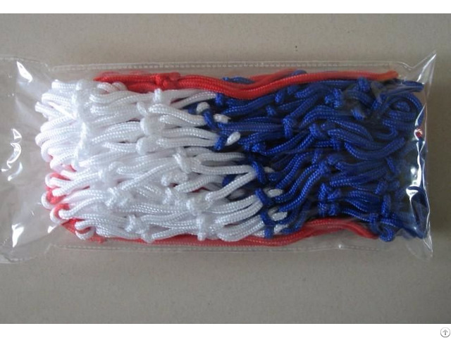 Red Blue White 3 Colors Basketball Net