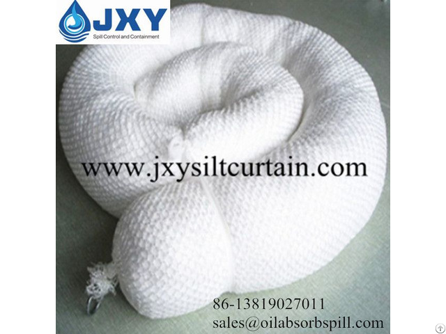 White Oil Absorbent Boom