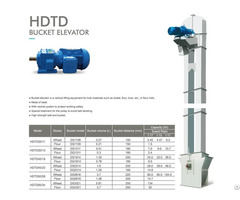 Hdtd Bucket Elevator