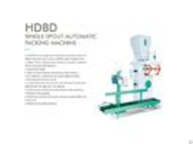 Hdbd Single Spout Automatic Packing Machine