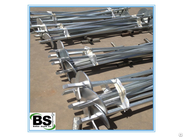 Hot Dipped Galvanized Helical Pier Foundation Repair System