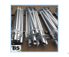 Heavy Duty Round Tubular Shaft Helical Ground Anchors