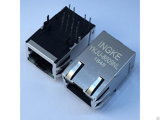 Ingke Ykju 8609nl Cross J1012f21knl 100 Base Tx Rj45 Connectors Includes Integrated Magnetics