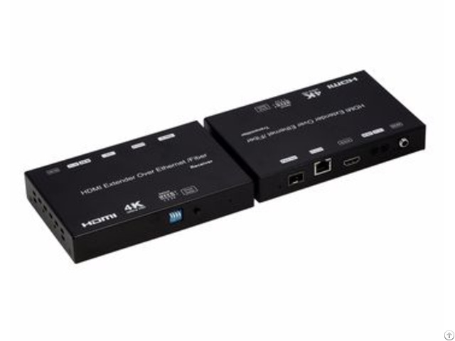 60km Ultra Hd 4k Hdmi Extender Over Fiber Ip Poe