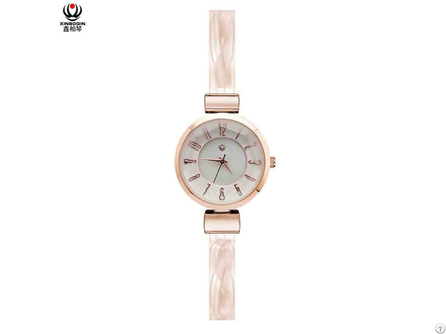 Xinboqin Supplier Custom Brand Cheap Luxury Casual Lady Stylish Waterproof Acetate Watch