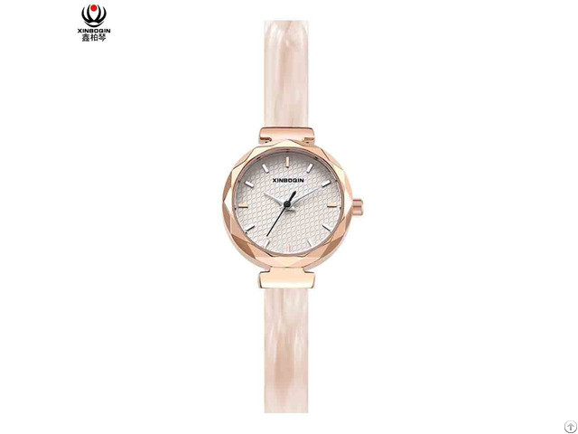 Xinboqin Factory Custom Brand Casual New Girls Fashion Quality Waterproof Acetate Watch