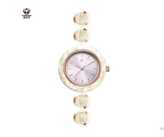 Xinboqin Factory Custom With Your Own Logo Fashion Girls Popular Designer Waterproof Acetate Watch