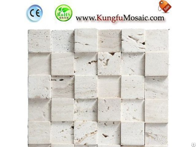 White Travertine Mosaic Tile