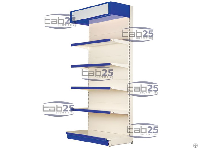 Standard Shelving Wall Unit With Canopy