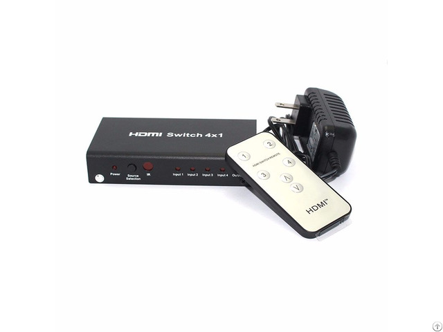 Hdmi Switch 4 To 1 With Ir Remote