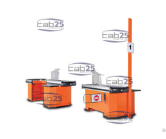 Check Out Counter With And Without Belt