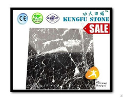 Chinese Black Marble Tile Nero Marquina
