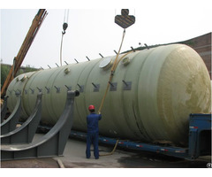 Fiberglass Reinforeced Plastc Horizontal Vessel